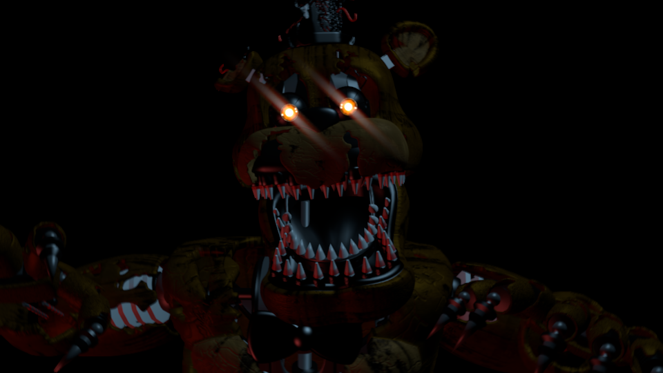 Real Nightmare Fredbear Animatronic Showcase 