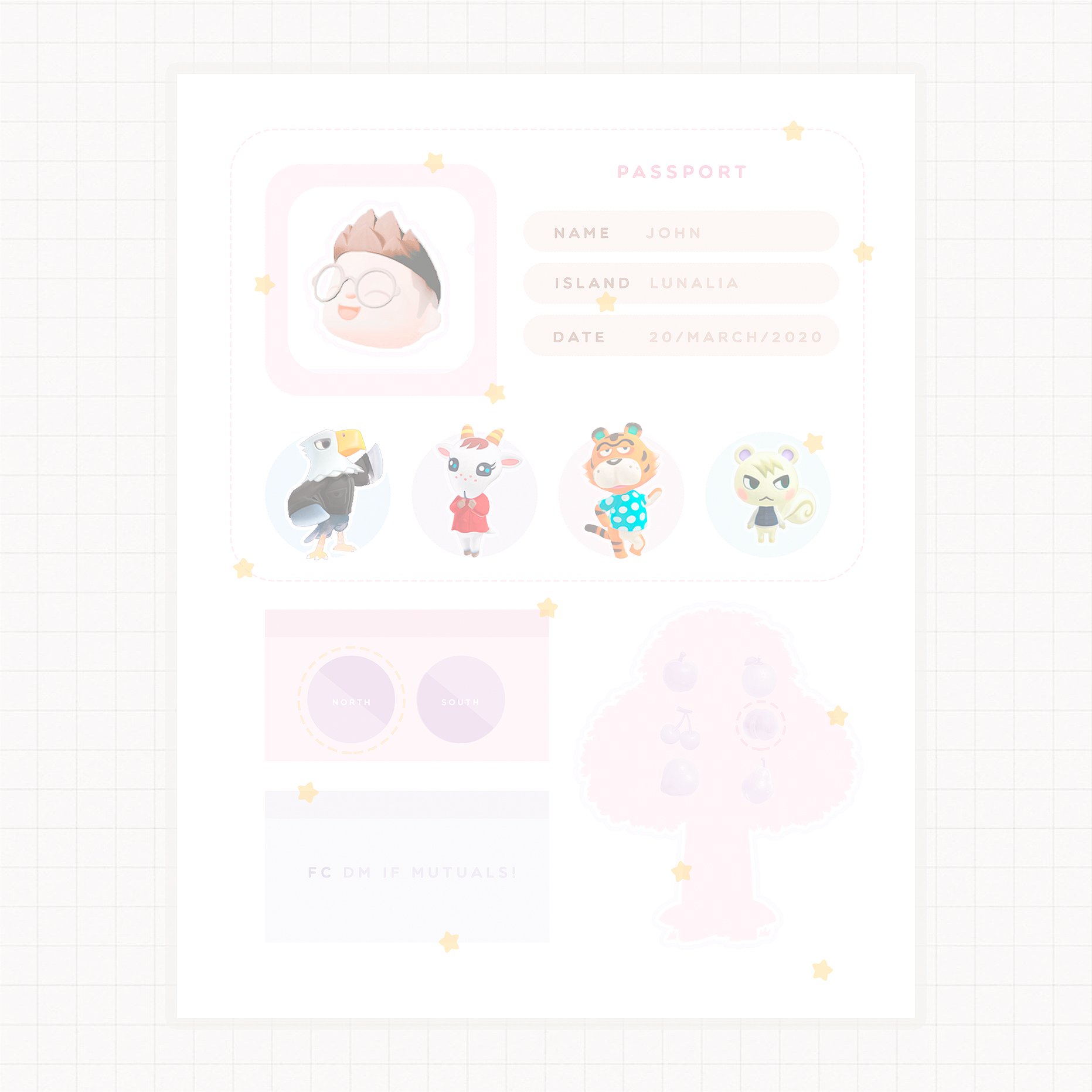 peachyjohns acnh passport template (.psd) by oberynmartells on