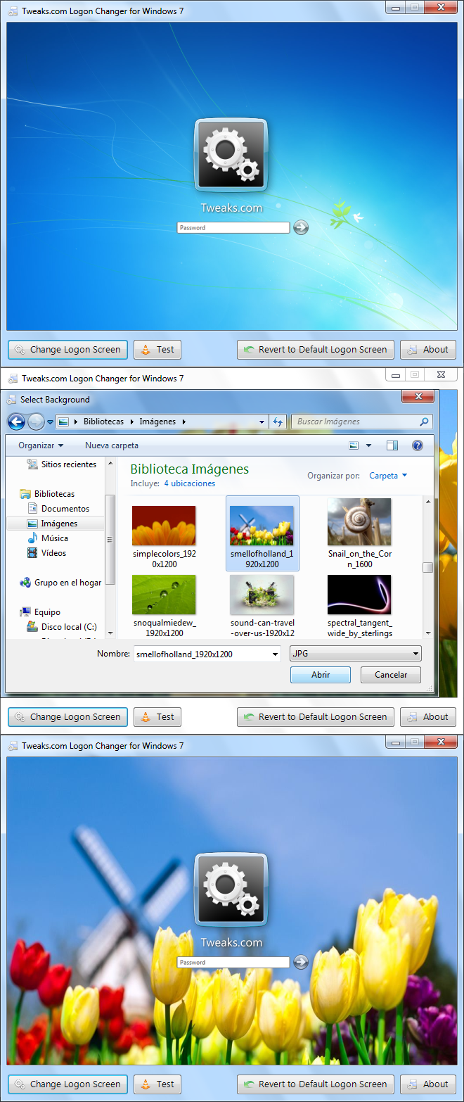 Tweaks Logon Windows 7