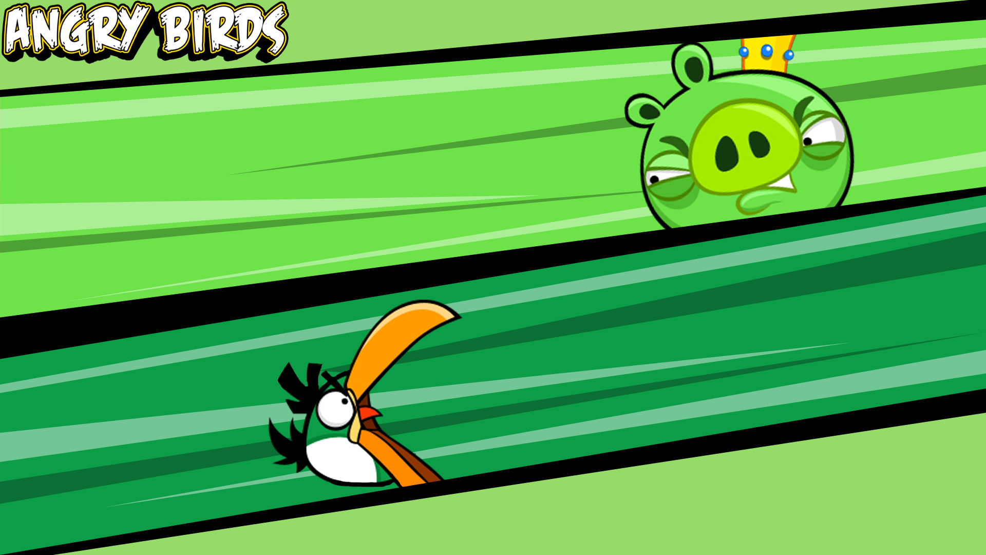 Angry Birds Wallpaper green