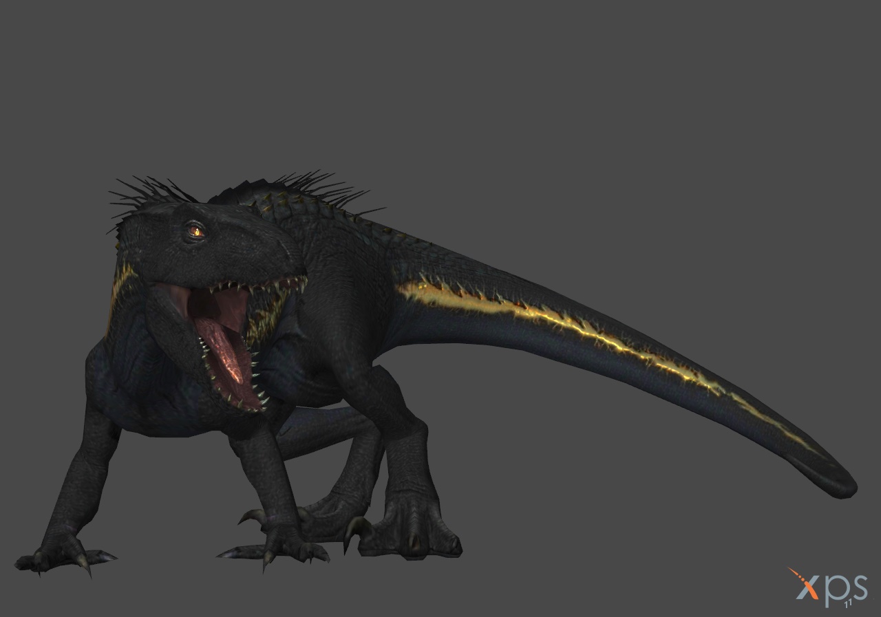indoraptor in jurassic world evolution