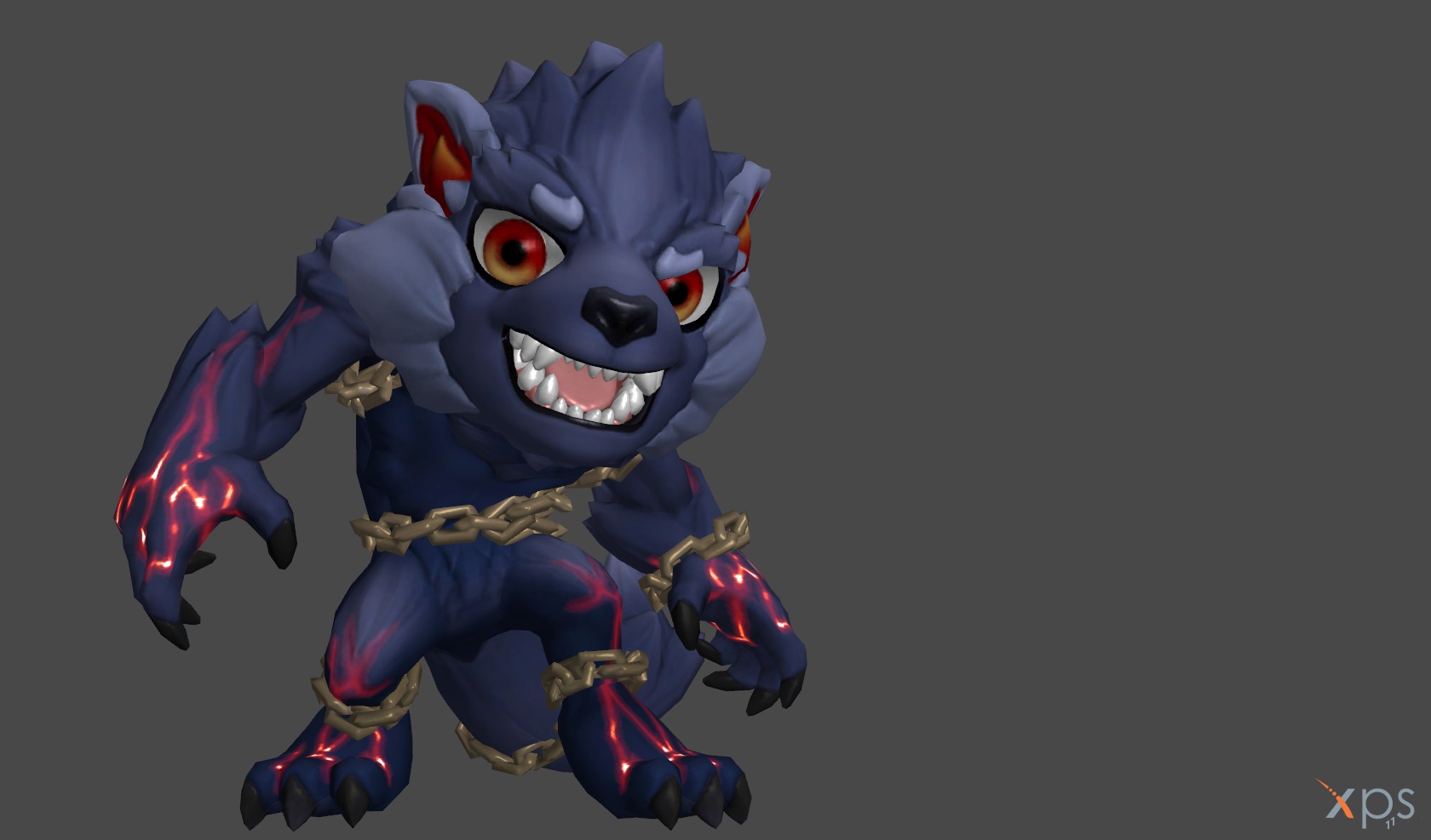 Chibi Fenrir (From SMITE) for XPS/XNA! 