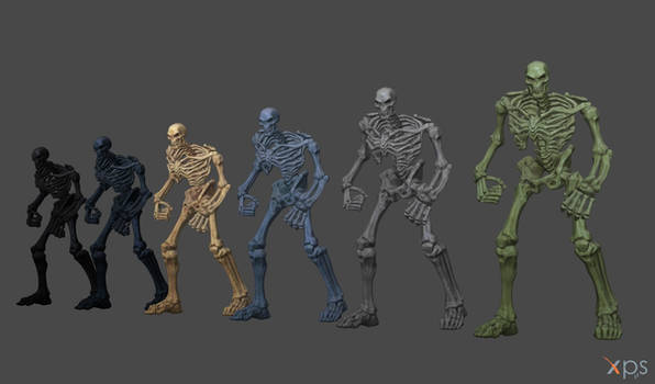Skeletons (From Darksiders 3) for XNA/XPS!