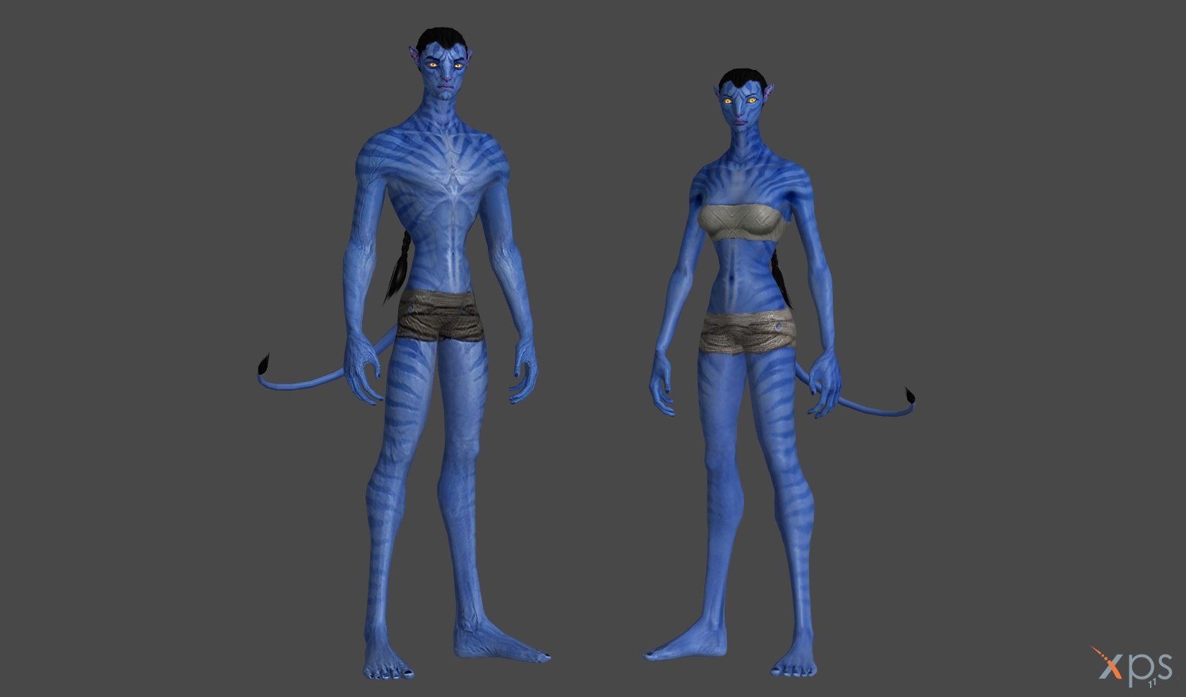 Na'vi Base Models for XPS/XNA!!! by JornKNightmane on DeviantArt