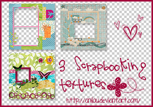 3 Scrapbooking Textures.