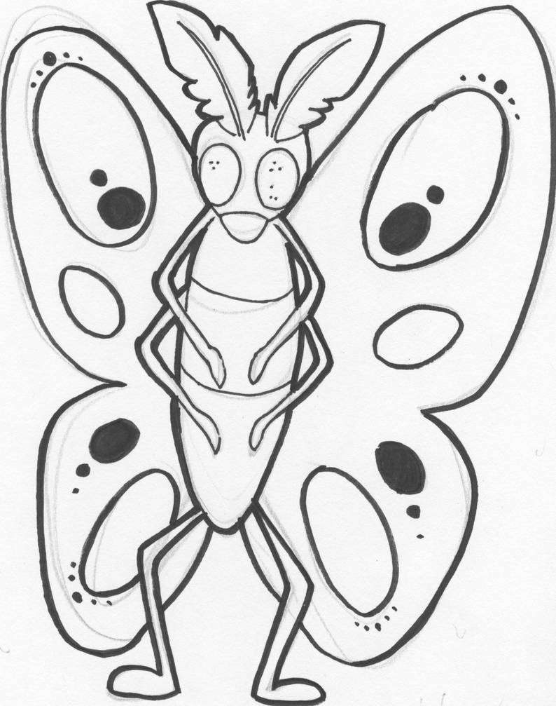 Monster Draw mothman by Syndehy42 on DeviantArt