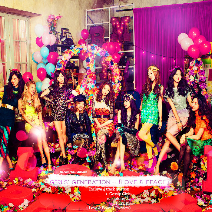 GIRLS GENERATION LOVE AND PEACE Album. by Chrisklo on DeviantArt