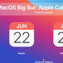 MacOS Big Sur New Apple Calendar Icon