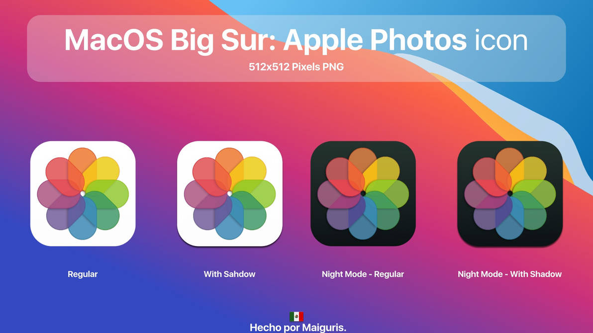 MacOS Big Sur Apple Photos icon by Maiguris on DeviantArt