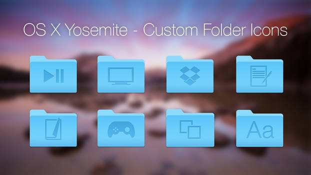 OS X Yosemite Custom Icons