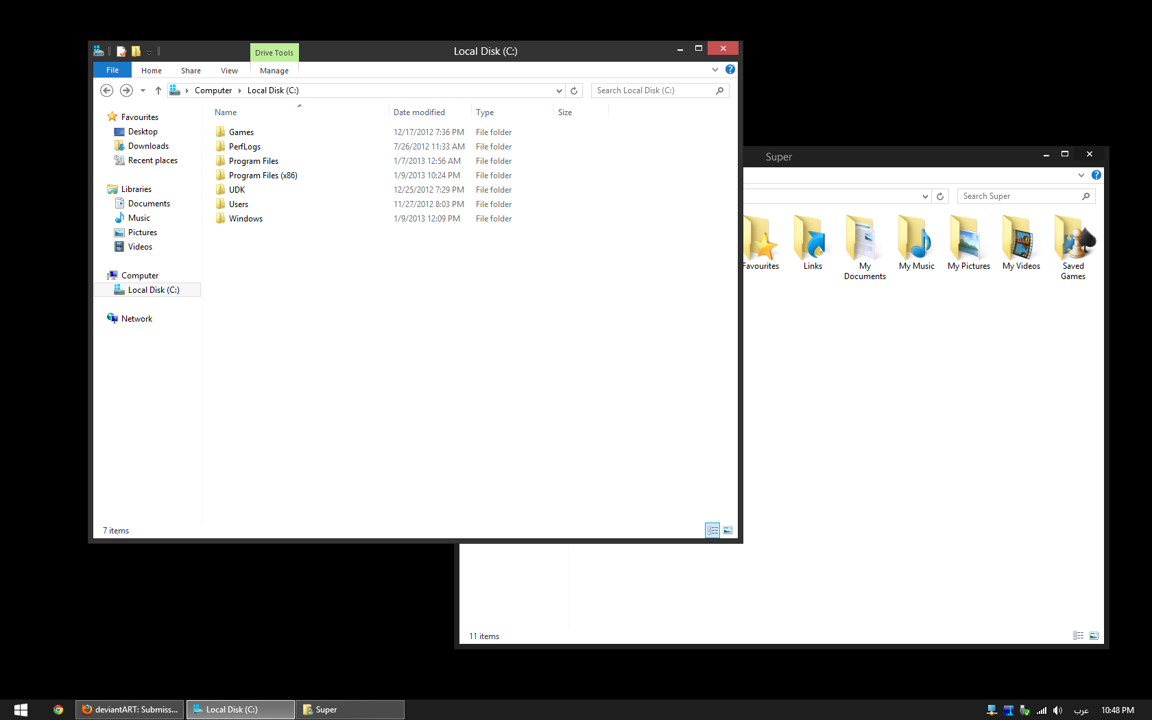 Windows 8 default theme - White TitleBar Text v1.1