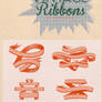 9 Vintage Ribbons Brushes
