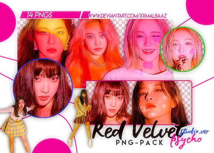 Png Pack Red Velvet Psycho Studio Ver By Xxmalbaaz On Deviantart
