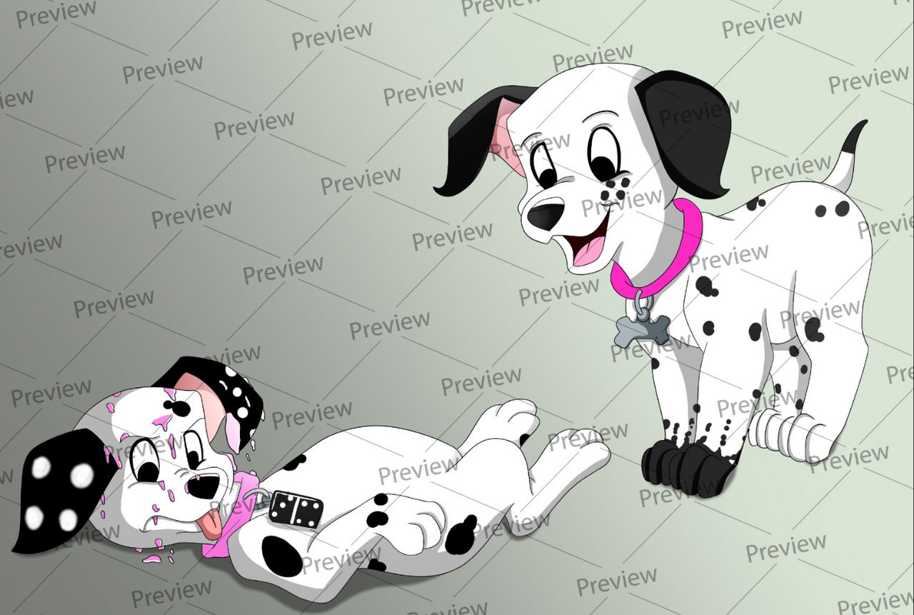 102 Dalmatians: Domino and Dipper by JalenJimmyandTasha on DeviantArt