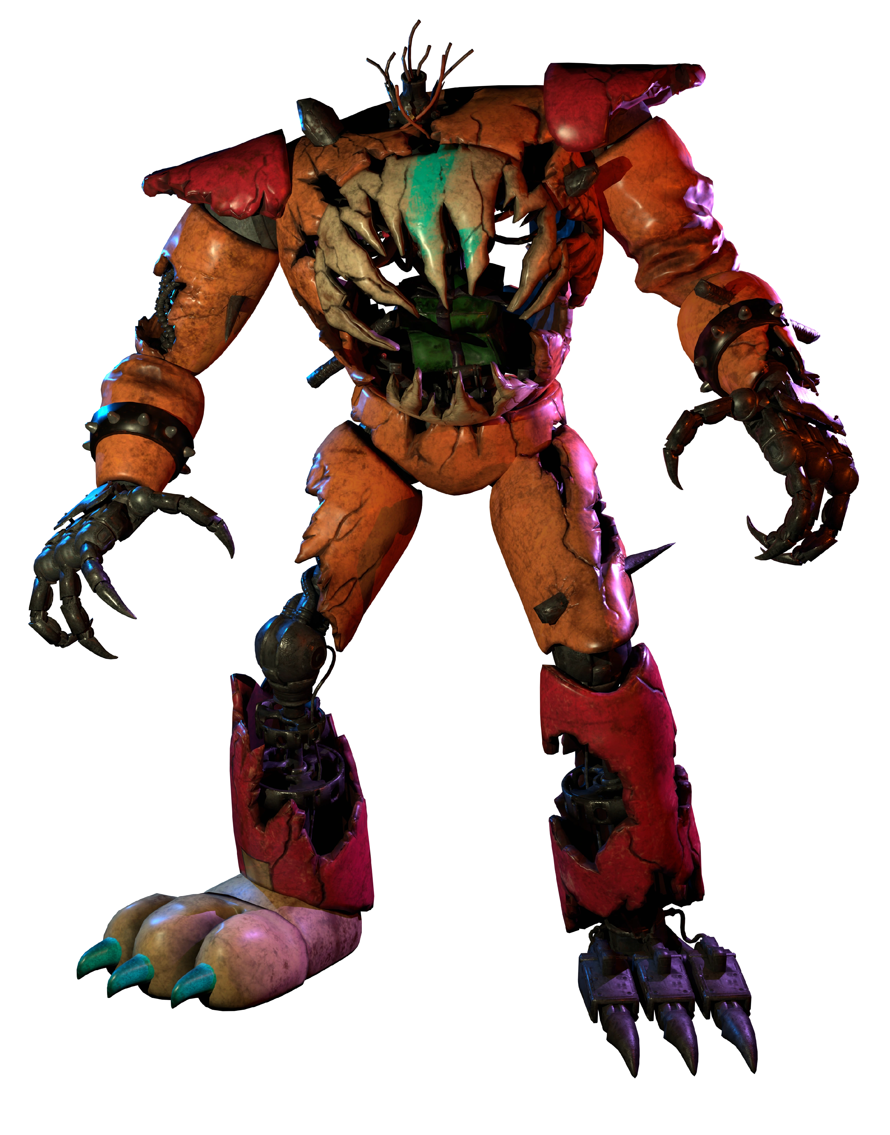 FNaF Security Breach: Ruin - Ruined Freddy by datDerpington on