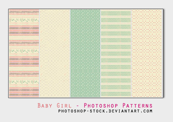 Baby Girl - Photoshop Patterns