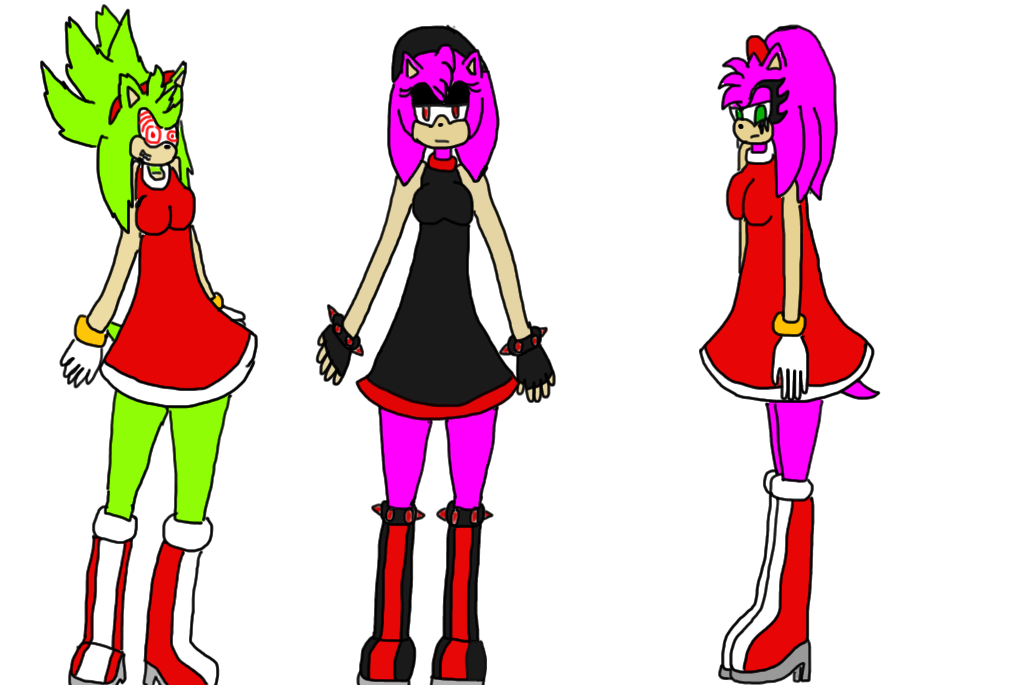 Amy Rose Generation One by Ant-D on DeviantArt