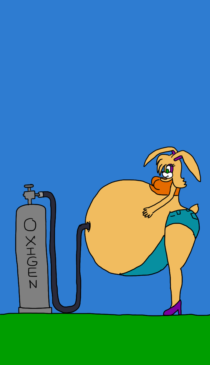 Pc N 3 Bunnie S Belly Inflation By Ant D On Deviantart