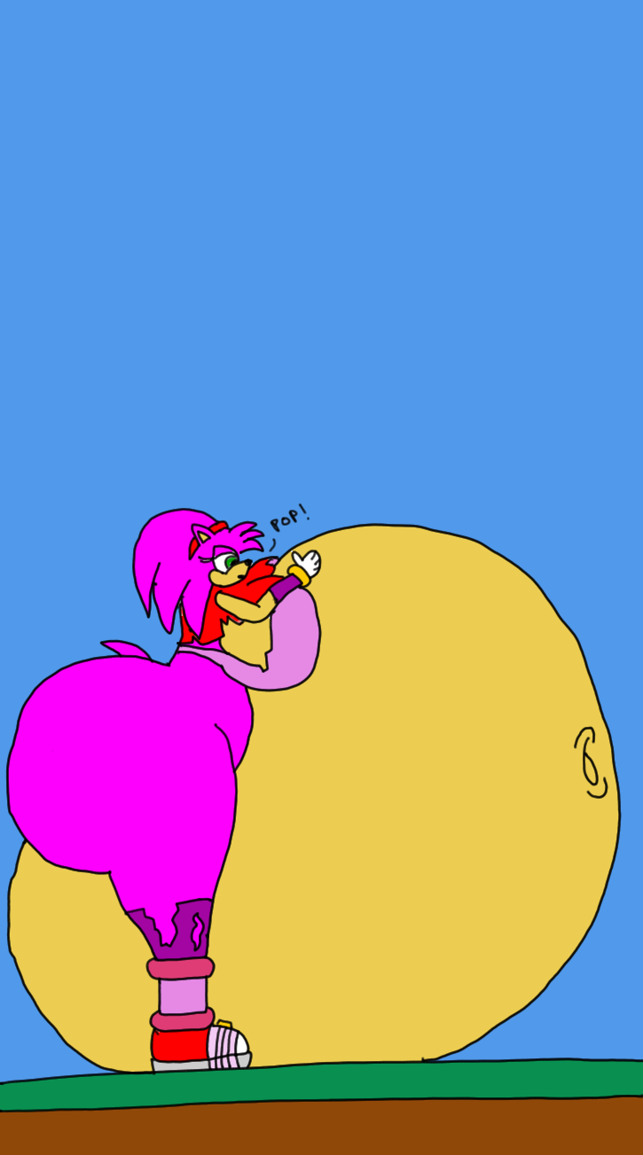 R - Amy inflates herself final page - part A by Ant-D on DeviantArt