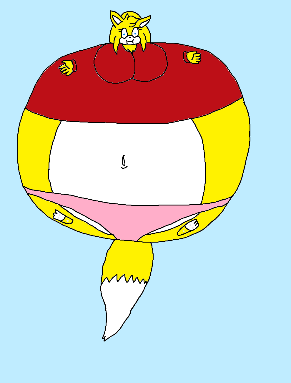 .:REQUEST:. Zooey's inflation by Ant-D on DeviantArt