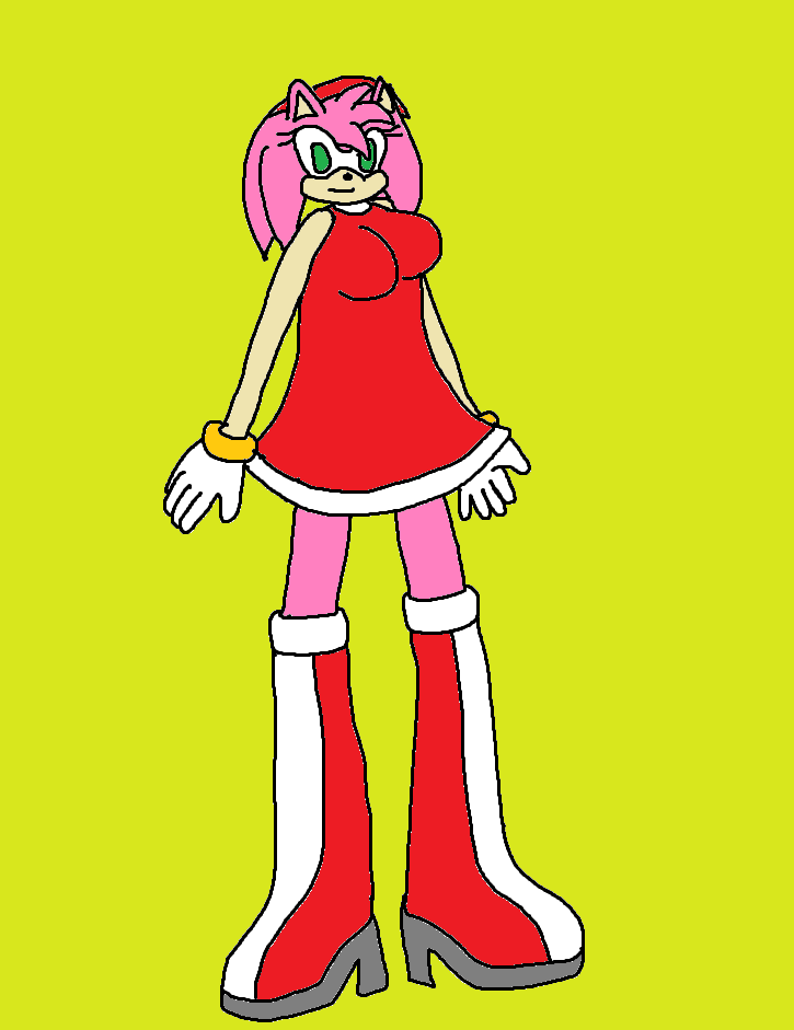 Amy Rose The Hedgehog (FANART) by Ant-D on DeviantArt