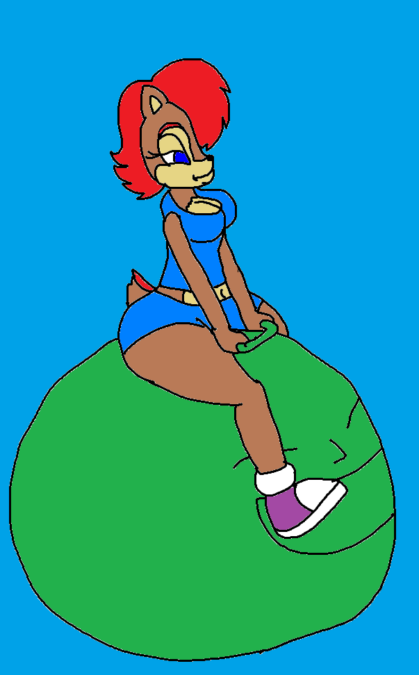 .:REQUEST:. Sally On Space Hopper by Ant-D