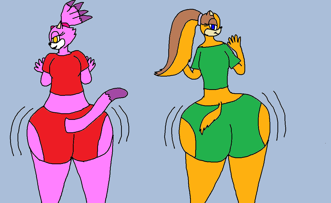R: Big Butt Blaze And Sticks Twirking by Ant-D on DeviantArt