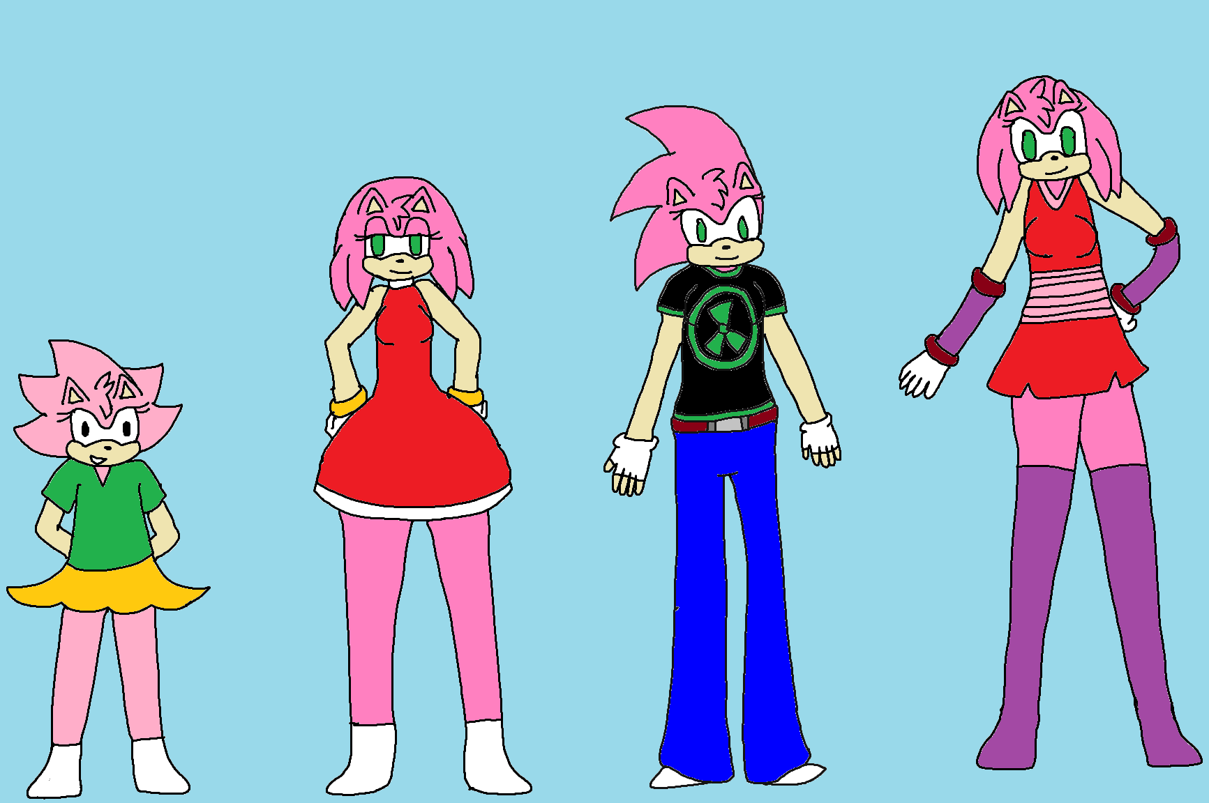 .:REQUEST:. Amy Rose Generations In Socks by Ant-D on DeviantArt