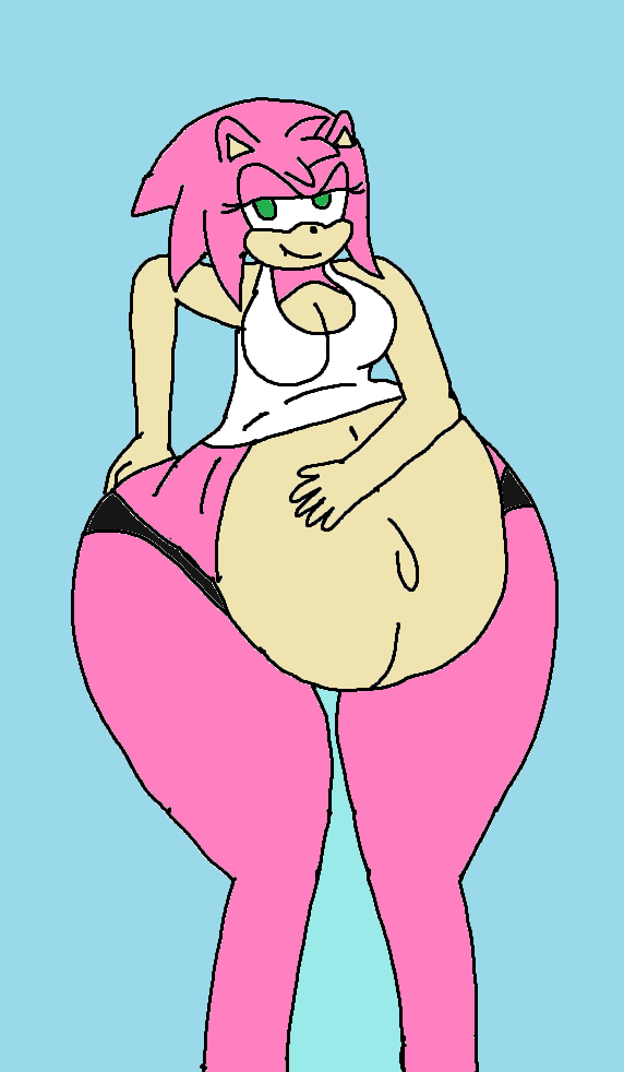 BG: Pregnant Amy Rose The Hedgehog