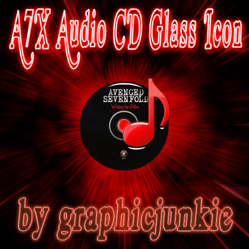 A7X Audio CD Glass Icon