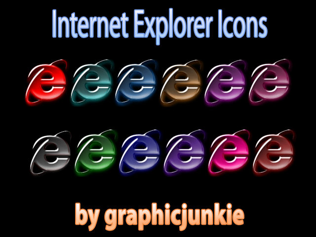 Internet Explorer Glass Icons by graphicjunkie on DeviantArt