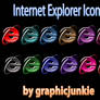 Internet Explorer Glass Icons