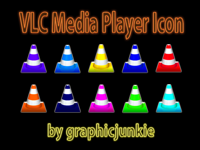 VLC Media Player Glass Icons