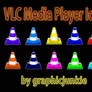 VLC Media Player Glass Icons