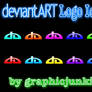 deviantART Logo Glass Icons