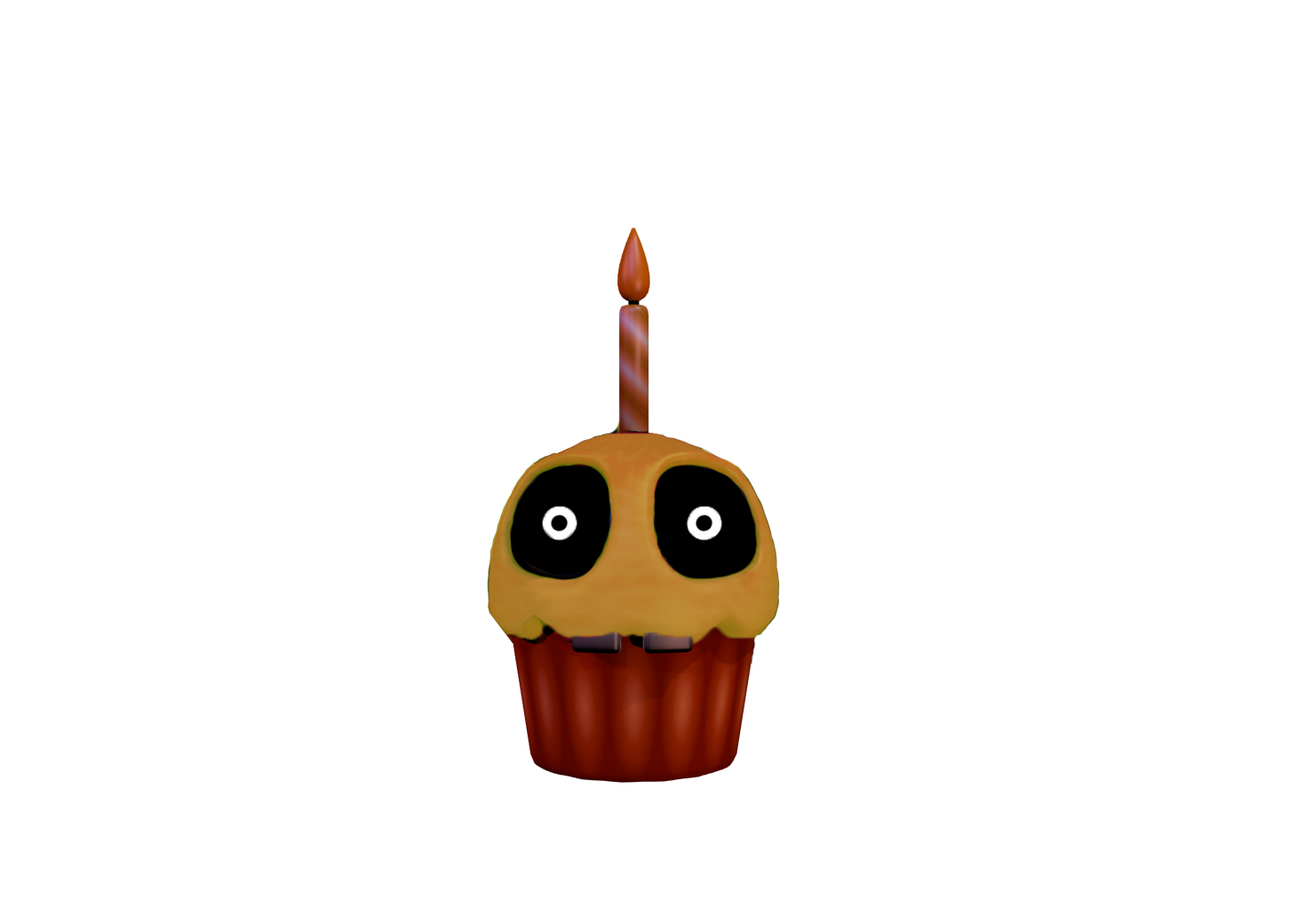 Golden cupcake by ThePuppetBB on DeviantArt