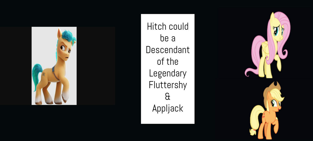 Hitch is a Descendent of Flutter shy and Applejack by JesusG0987 on ...