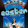 Easter Party Flyer PSD