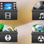 Box Stack Icons Set