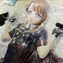 the girl trapped in vac bag