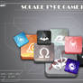 Square game icon pack