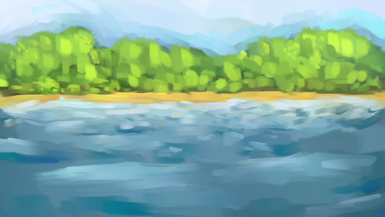 Sea Shore by CrimsonCubedThe2nd on DeviantArt