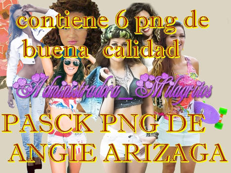Pack png de Angie Arizaga