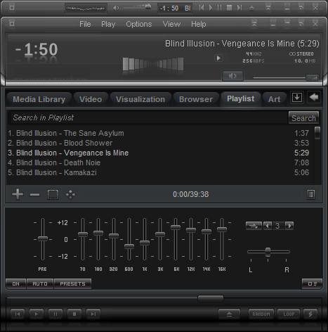 winamp for the blind winamp for the blind