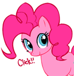 Pinkie Pie winks at you