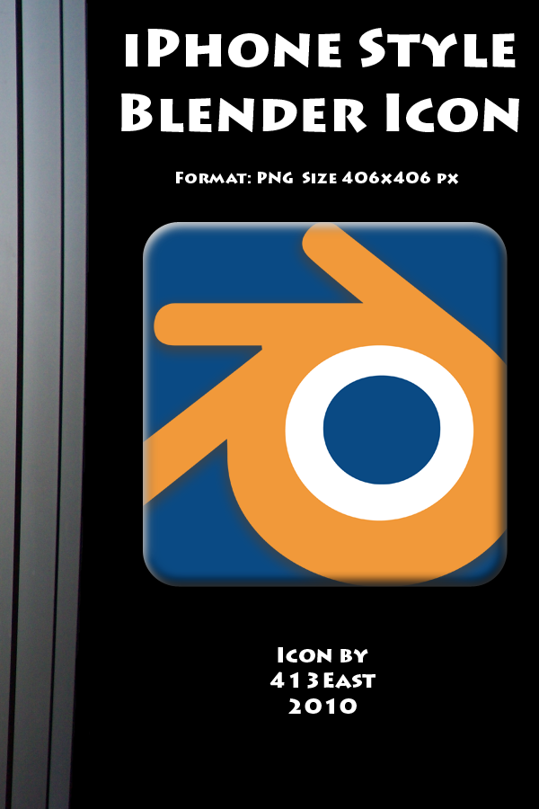 iPhone Style Blender Icon