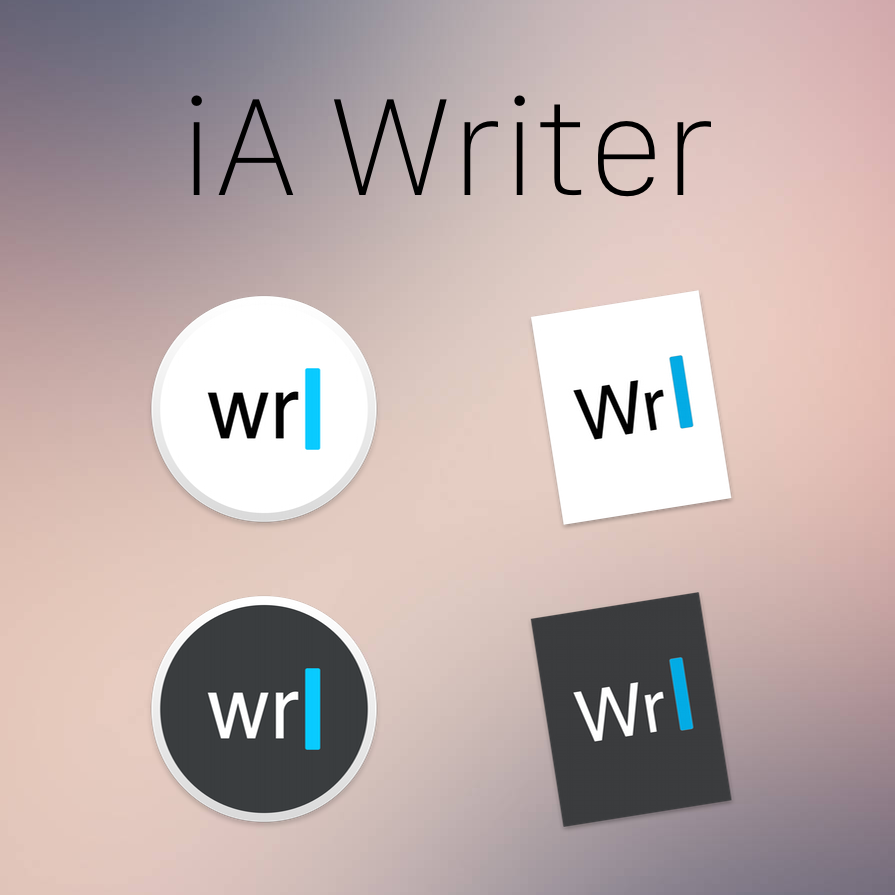 iA Writer Yosemite Icons