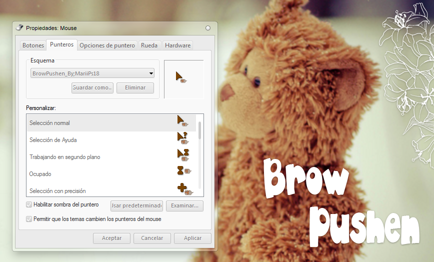 Cursor BrowPushen