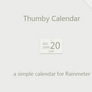 Thumby Calendar Rainmeter
