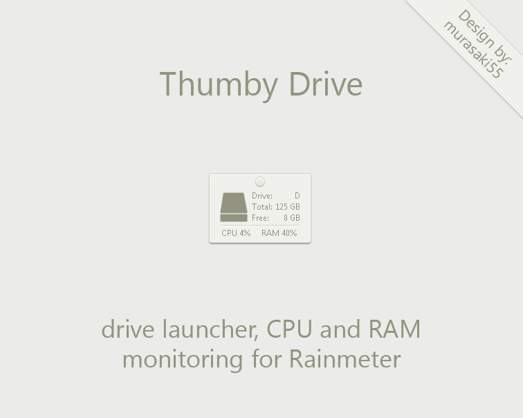 Thumby Drive Rainmeter
